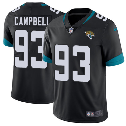 Nike Jaguars #93 Calais Campbell Black Alternate Men's Stitched NFL Vapor Untouchable Limited Jersey - Click Image to Close